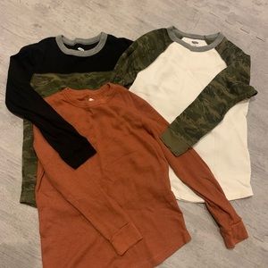 3 thermal shirts